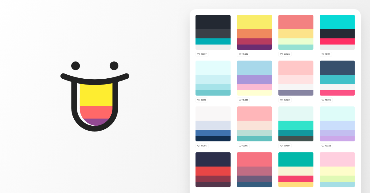 Color Palettes for Designers and Artists - Color Hunt